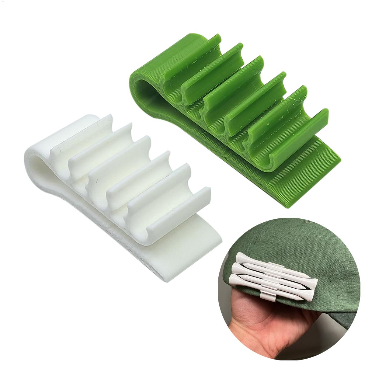 Golf Equipment Holder - 3D Printed Golf Tee Hat Brim