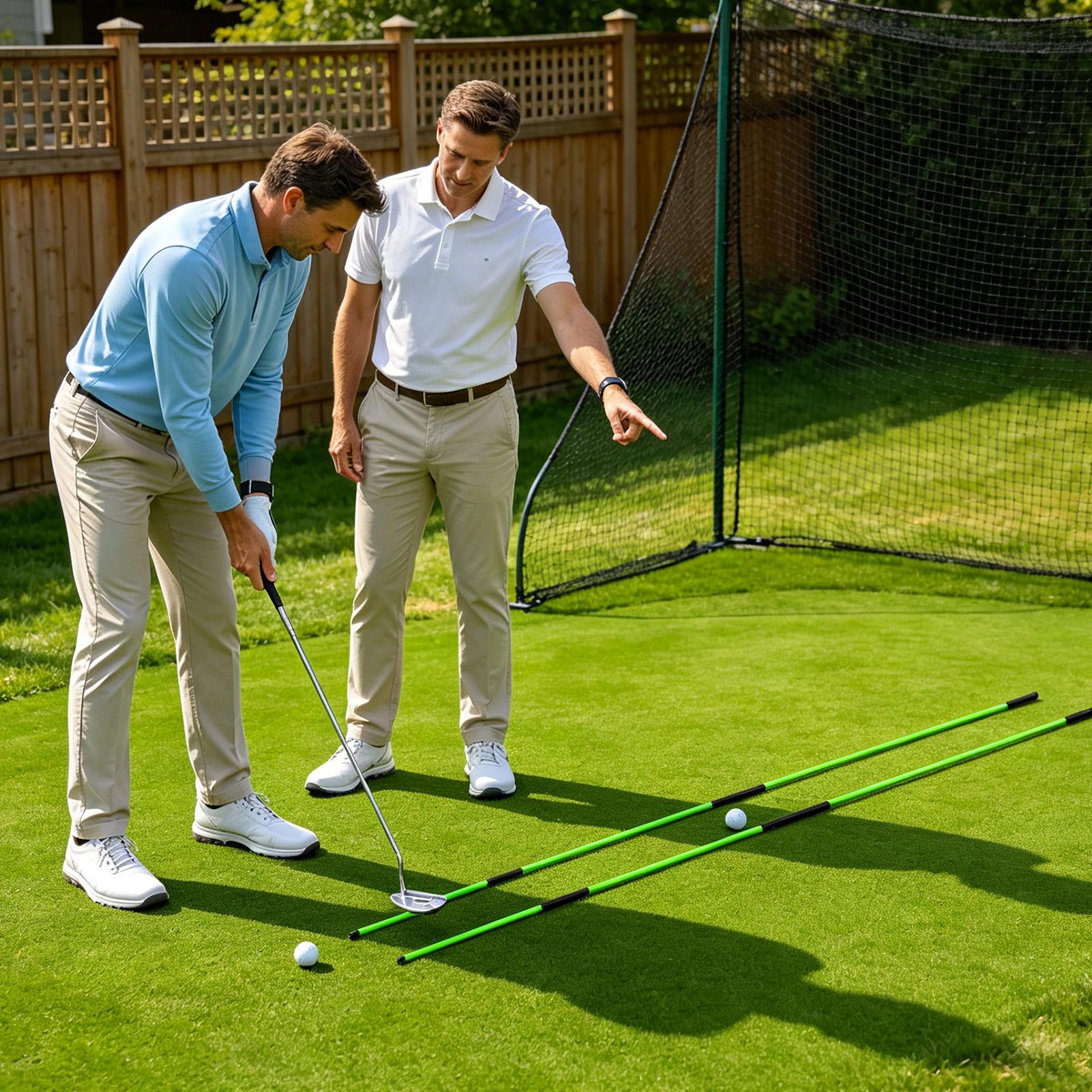 Golf Equipment - Golf Swing Plane Trainer Alignment Portable