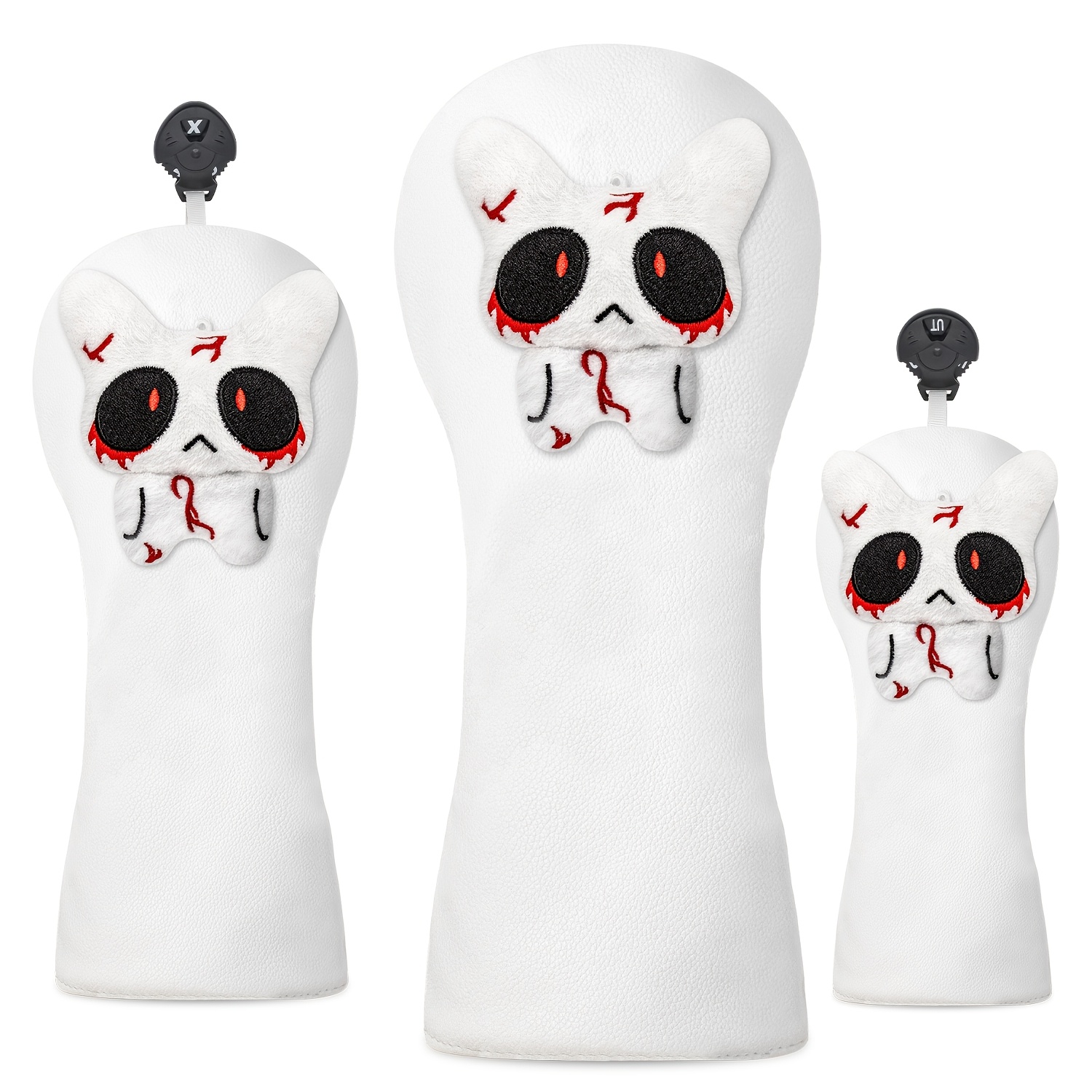Golf Equipment Nearby - 1pc/3pcs Cute Doll Design Golf Head