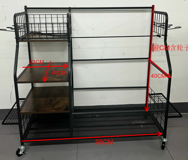 Rolling Golf Storage Rack Gara - Golf Equipment Garage Storage recension och pris