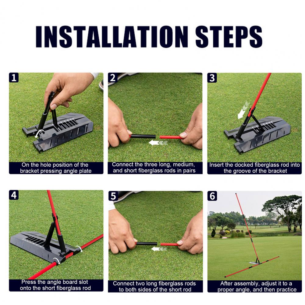 Golf Swing Plane Trainer Golf  - Golf Equipment Holder recension och pris