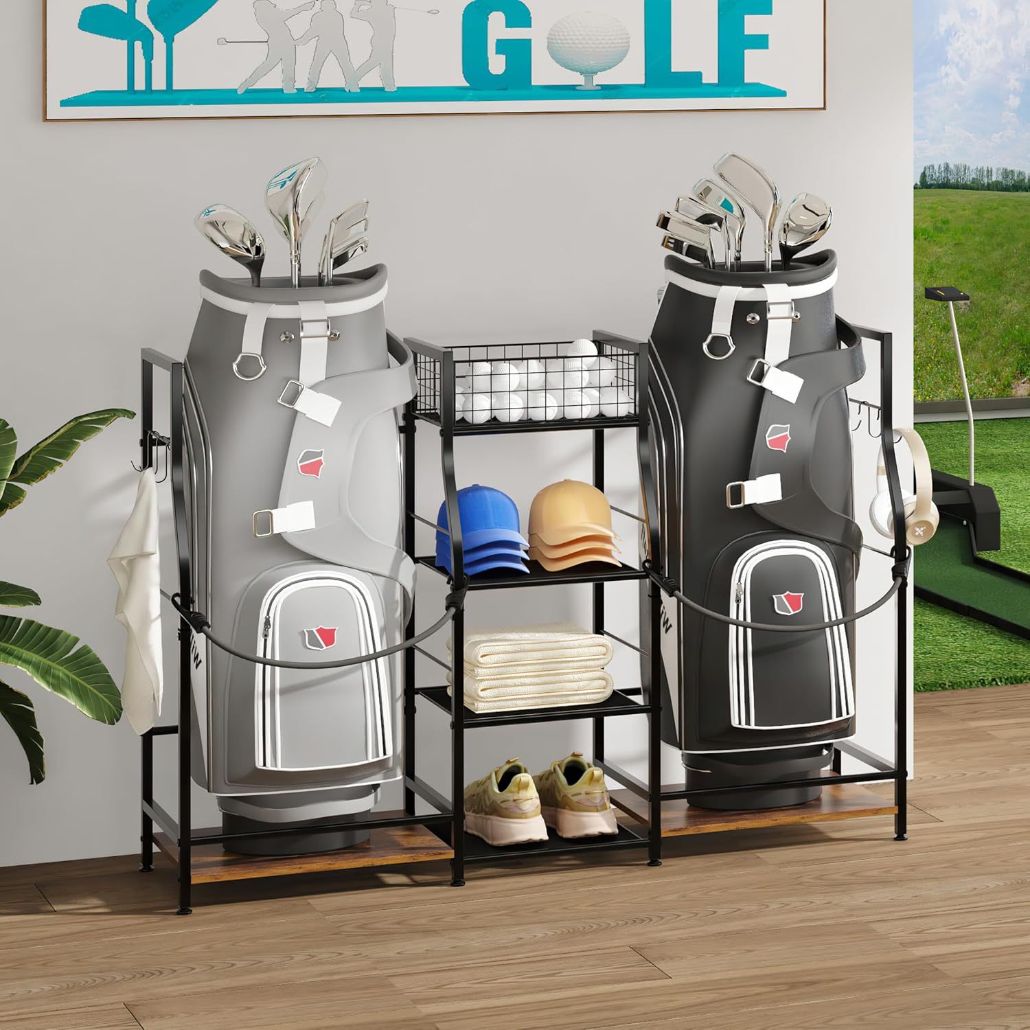 Cross-border factory direct sa - Golf Equipment Garage Storage recension och pris