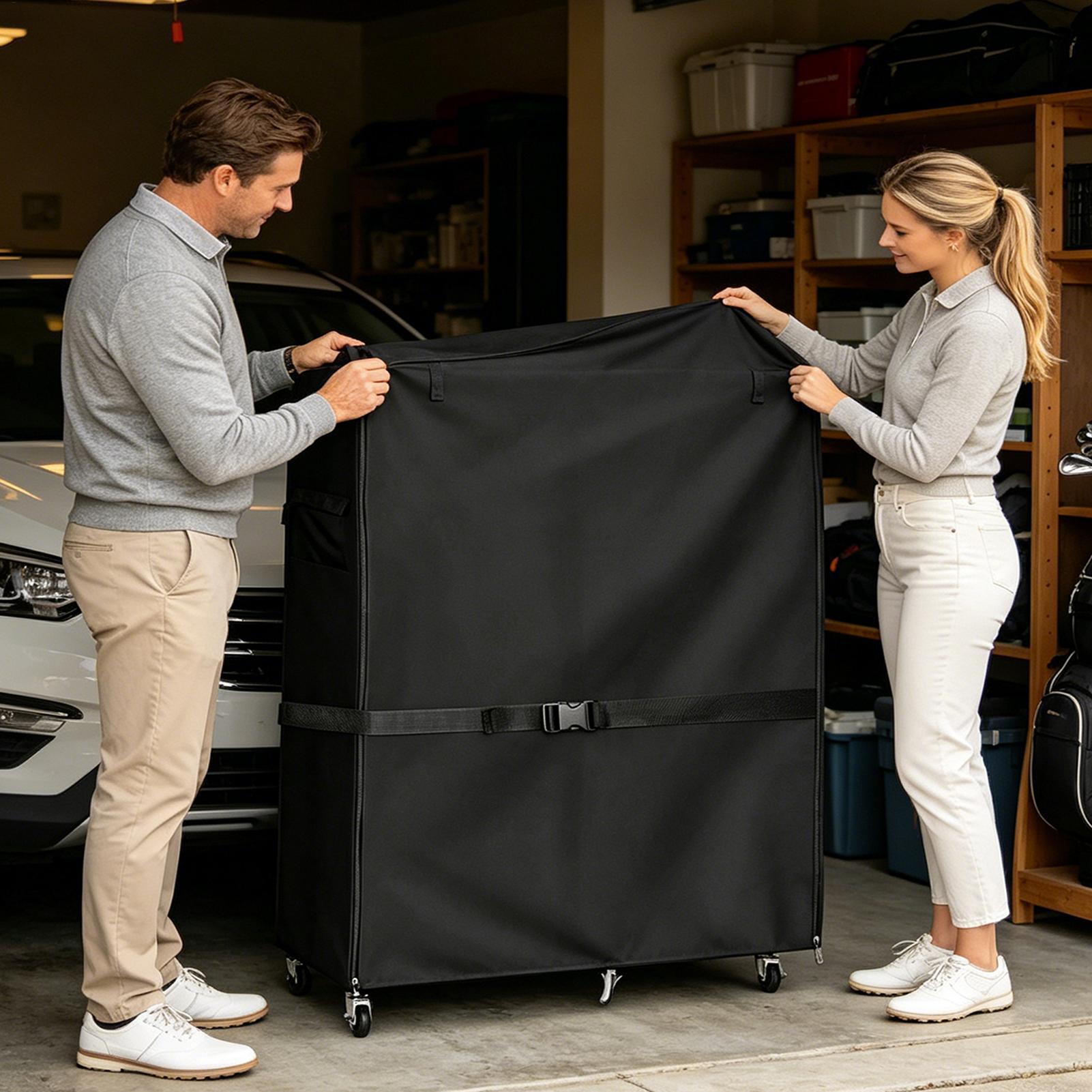 Golf Bag Storage Rack Cover Ox - Golf Equipment Garage Storage recension och pris