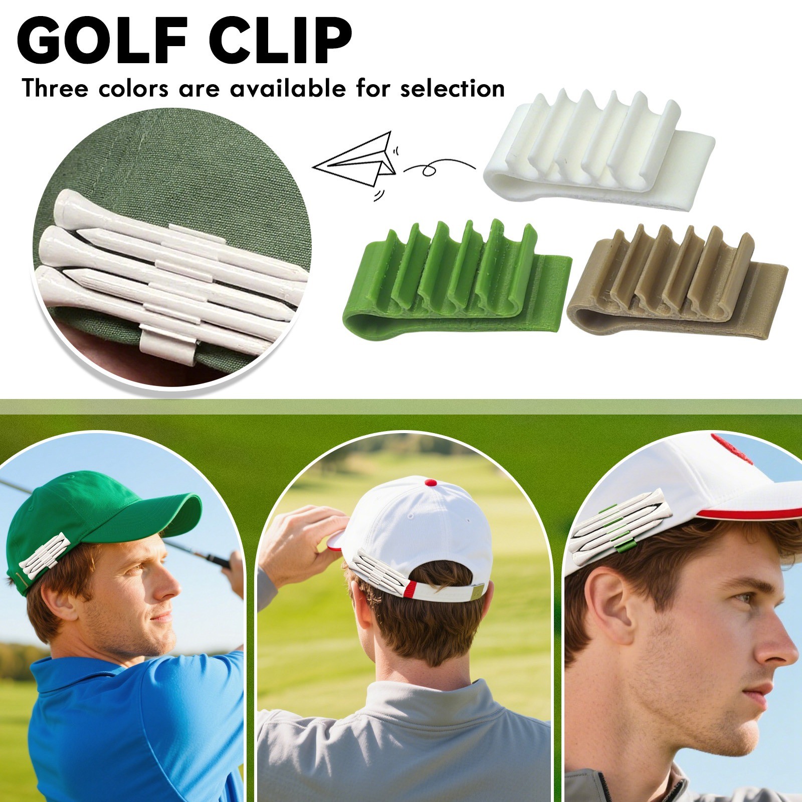 Hat Clip Golf Seat Holder Fits - Golf Equipment Holder recension och pris