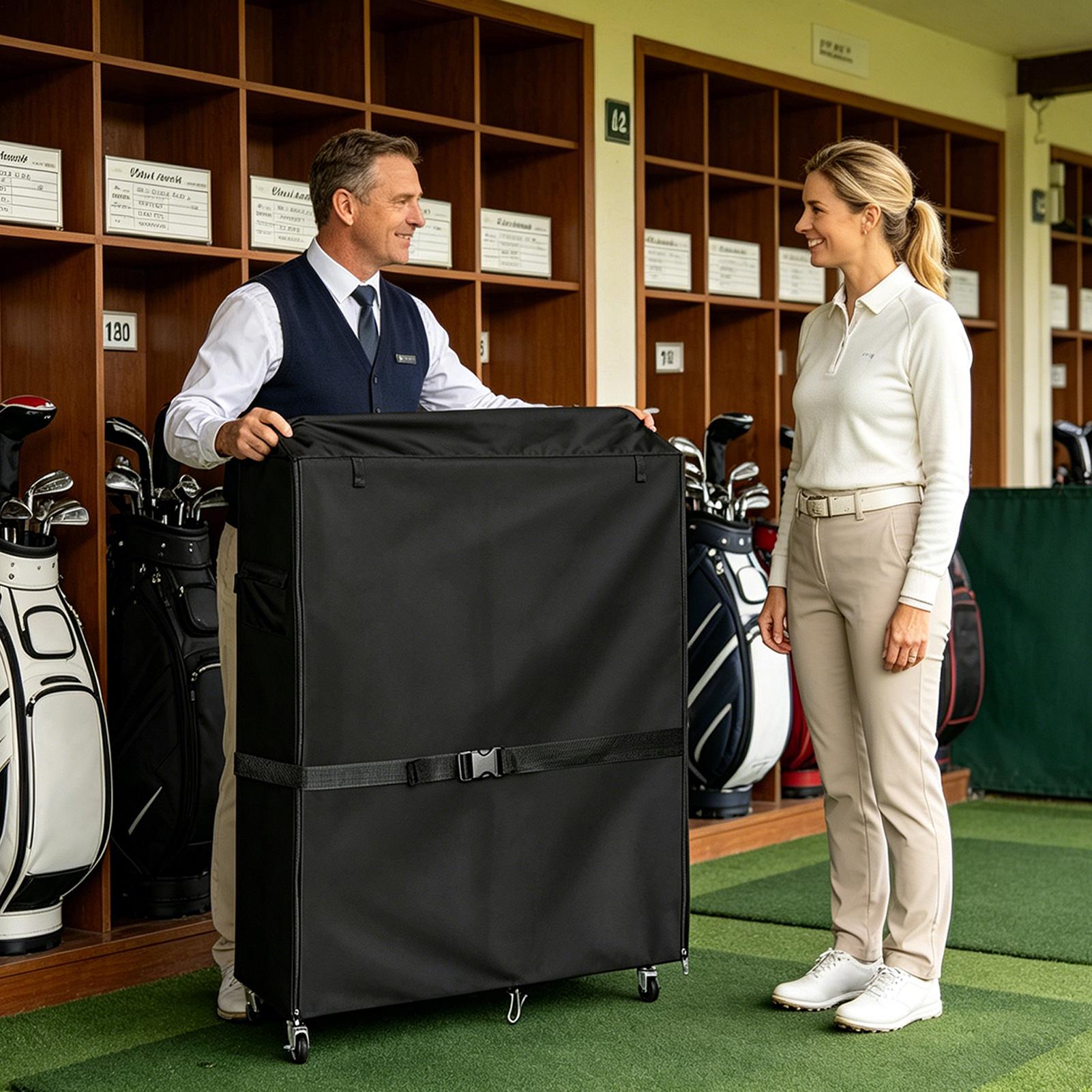 Golf Bag Stand Covers Oxford G - Golf Equipment Garage Storage recension och pris