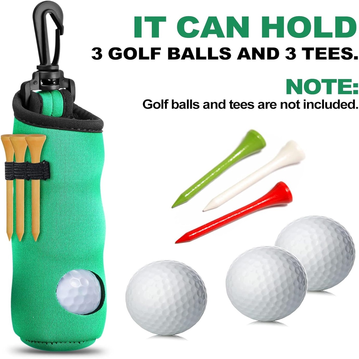 1pc Golf Tee Holder, Golf Ball - Golf Equipment Holder recension och pris