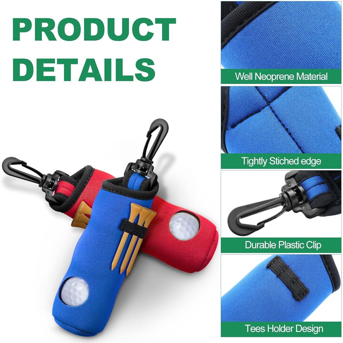 1pc Golf Tee Holder, Golf Ball - Golf Equipment Holder recension och pris